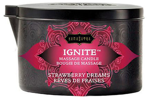 Kama Sutra IGNITE Massage Candle Strawberry Dreams
